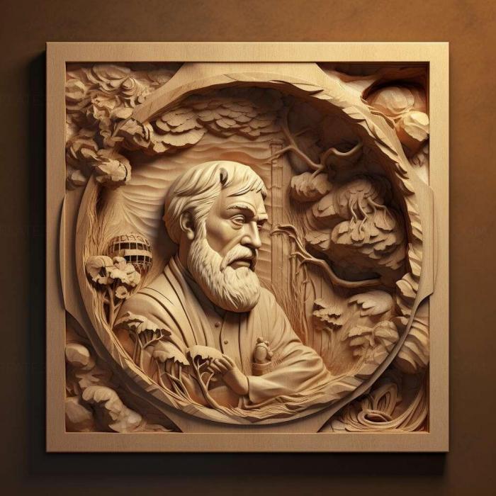 نموذج ثلاثي الأبعاد لآلة CNC 3D Art 